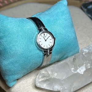 Citizen Women’s Stainless Steel Bangle Bracelet Silver Tone - AS IS No Battery